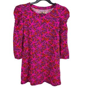 Lilly Pulitzer‎ Mini Steffie Dress Passion Fruit Pink Star Searching Size Medium
